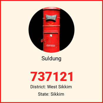 Suldung pin code, district West Sikkim in Sikkim