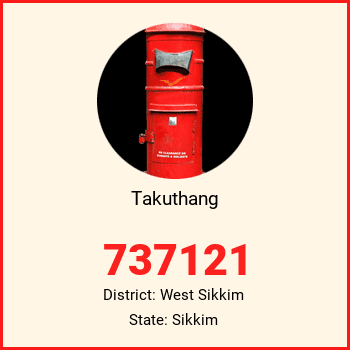 Takuthang pin code, district West Sikkim in Sikkim