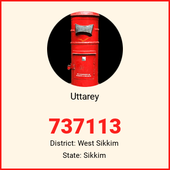 Uttarey pin code, district West Sikkim in Sikkim