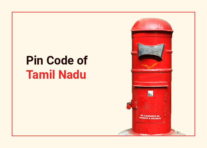 pin code of Tamil Nadu