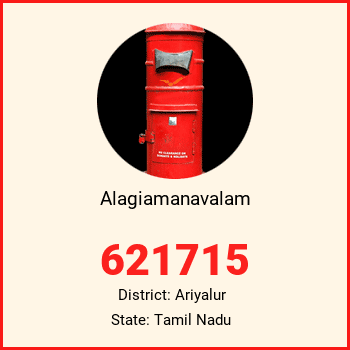 Alagiamanavalam pin code, district Ariyalur in Tamil Nadu