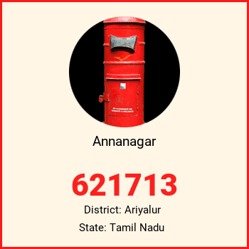 Annanagar pin code, district Ariyalur in Tamil Nadu