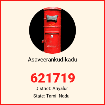 Asaveerankudikadu pin code, district Ariyalur in Tamil Nadu