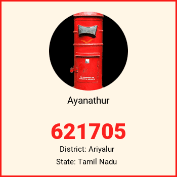 Ayanathur pin code, district Ariyalur in Tamil Nadu