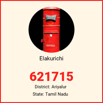 Elakurichi pin code, district Ariyalur in Tamil Nadu