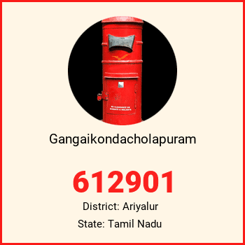 Gangaikondacholapuram pin code, district Ariyalur in Tamil Nadu