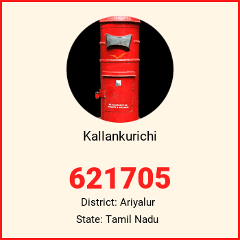 Kallankurichi pin code, district Ariyalur in Tamil Nadu