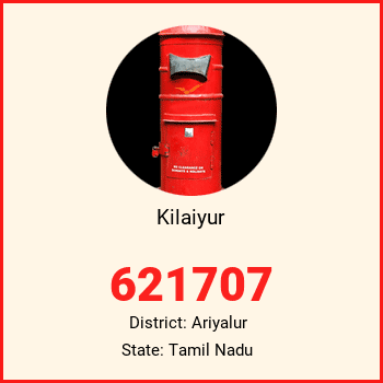 Kilaiyur pin code, district Ariyalur in Tamil Nadu