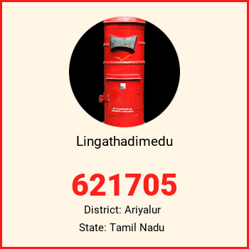 Lingathadimedu pin code, district Ariyalur in Tamil Nadu