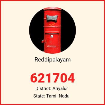 Reddipalayam pin code, district Ariyalur in Tamil Nadu