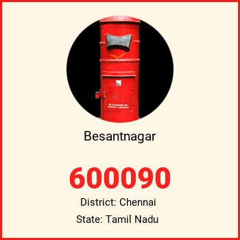 Besantnagar pin code, district Chennai in Tamil Nadu