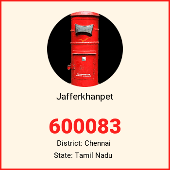 Jafferkhanpet pin code, district Chennai in Tamil Nadu
