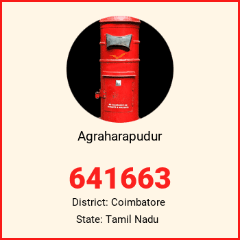 Agraharapudur pin code, district Coimbatore in Tamil Nadu