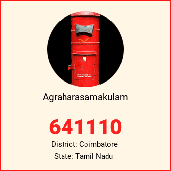 Agraharasamakulam pin code, district Coimbatore in Tamil Nadu