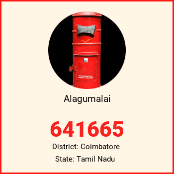 Alagumalai pin code, district Coimbatore in Tamil Nadu
