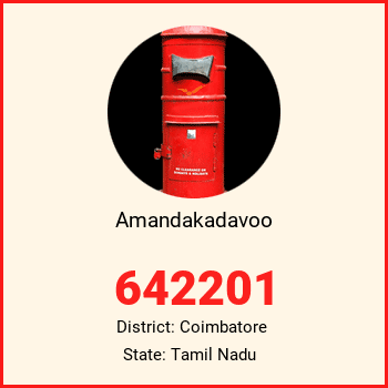 Amandakadavoo pin code, district Coimbatore in Tamil Nadu
