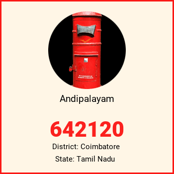 Andipalayam pin code, district Coimbatore in Tamil Nadu