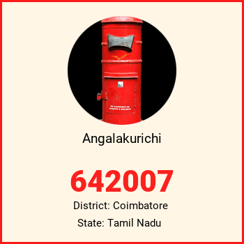 Angalakurichi pin code, district Coimbatore in Tamil Nadu
