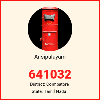 Arisipalayam pin code, district Coimbatore in Tamil Nadu