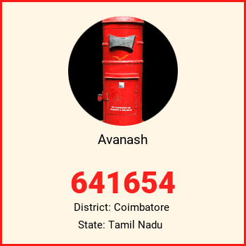 Avanash pin code, district Coimbatore in Tamil Nadu