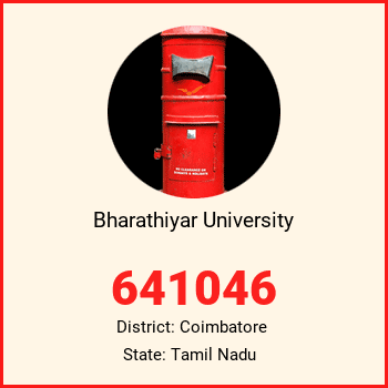 Bharathiyar University pin code, district Coimbatore in Tamil Nadu