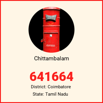 Chittambalam pin code, district Coimbatore in Tamil Nadu