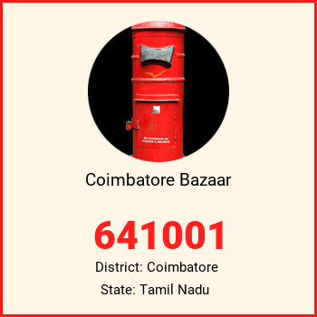 Coimbatore Bazaar pin code, district Coimbatore in Tamil Nadu