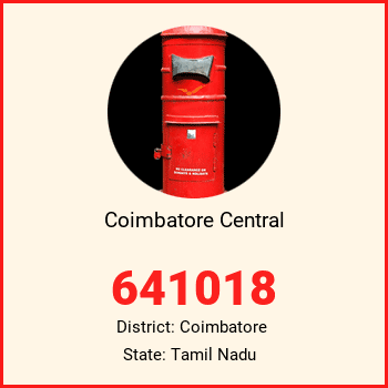 Coimbatore Central pin code, district Coimbatore in Tamil Nadu