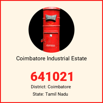 Coimbatore Industrial Estate pin code, district Coimbatore in Tamil Nadu