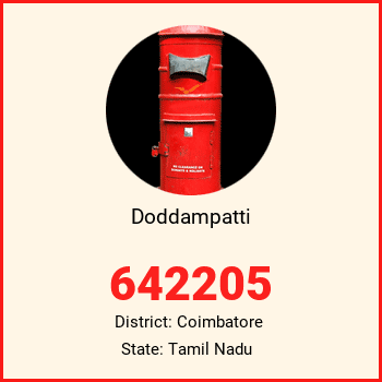 Doddampatti pin code, district Coimbatore in Tamil Nadu