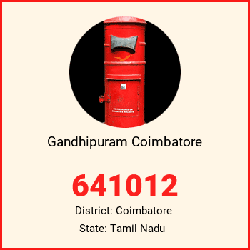 Gandhipuram Coimbatore pin code, district Coimbatore in Tamil Nadu