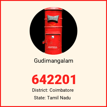 Gudimangalam pin code, district Coimbatore in Tamil Nadu