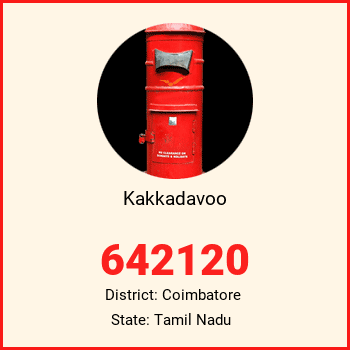 Kakkadavoo pin code, district Coimbatore in Tamil Nadu