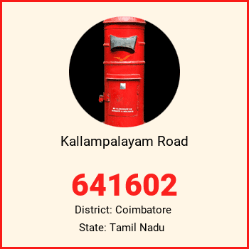 Kallampalayam Road pin code, district Coimbatore in Tamil Nadu