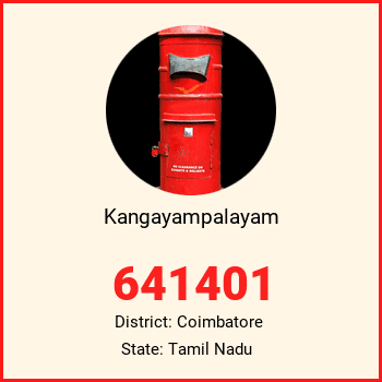 Kangayampalayam pin code, district Coimbatore in Tamil Nadu
