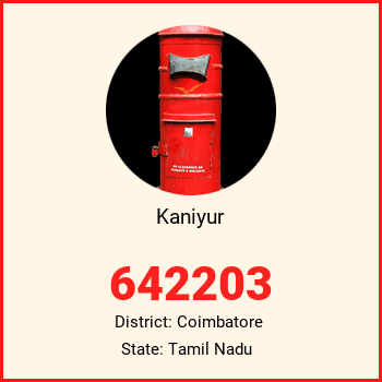 Kaniyur pin code, district Coimbatore in Tamil Nadu