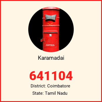 Karamadai pin code, district Coimbatore in Tamil Nadu