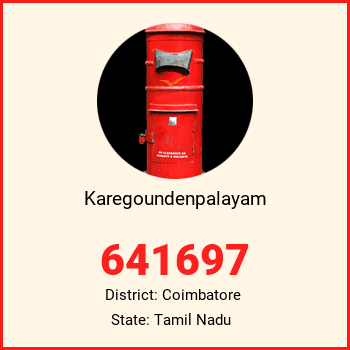 Karegoundenpalayam pin code, district Coimbatore in Tamil Nadu