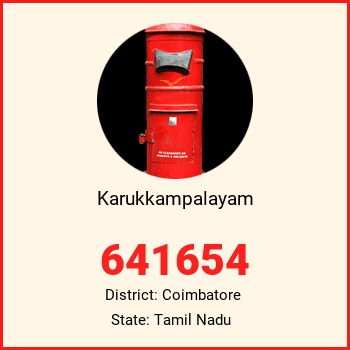 Karukkampalayam pin code, district Coimbatore in Tamil Nadu