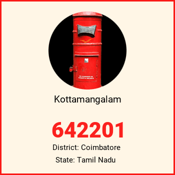 Kottamangalam pin code, district Coimbatore in Tamil Nadu