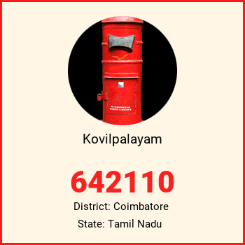 Kovilpalayam pin code, district Coimbatore in Tamil Nadu