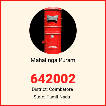 Mahalinga Puram pin code, district Coimbatore in Tamil Nadu