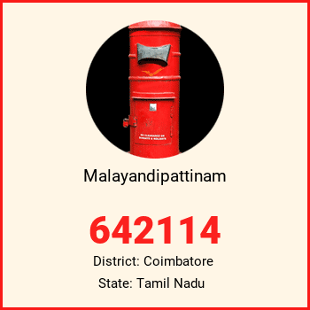 Malayandipattinam pin code, district Coimbatore in Tamil Nadu
