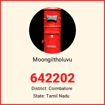 Moongiltholuvu pin code, district Coimbatore in Tamil Nadu