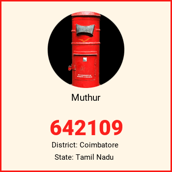 Muthur pin code, district Coimbatore in Tamil Nadu