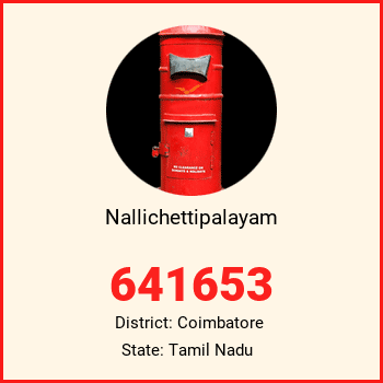 Nallichettipalayam pin code, district Coimbatore in Tamil Nadu