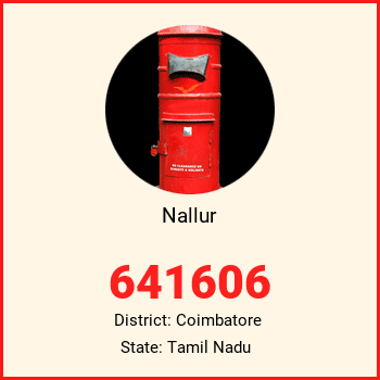 Nallur pin code, district Coimbatore in Tamil Nadu