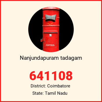 Nanjundapuram tadagam pin code, district Coimbatore in Tamil Nadu