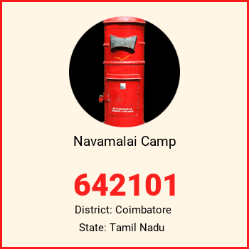 Navamalai Camp pin code, district Coimbatore in Tamil Nadu