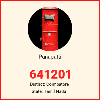 Panapatti pin code, district Coimbatore in Tamil Nadu
